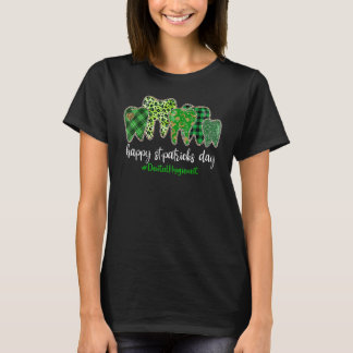 Leopard Plaid Tooth Teeth Dental Hygienist St Patr T Shirt