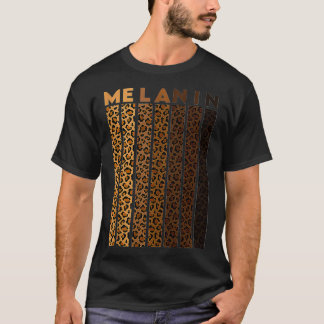 Leopard Play Melanin shirt for Women Pride Black T Shirt