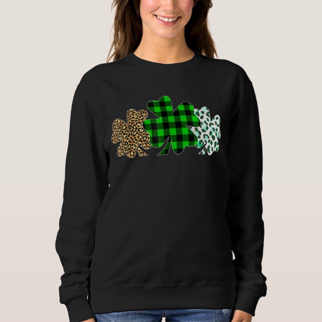 Leopard Play St Patrick's D T Shirt (Framsida)