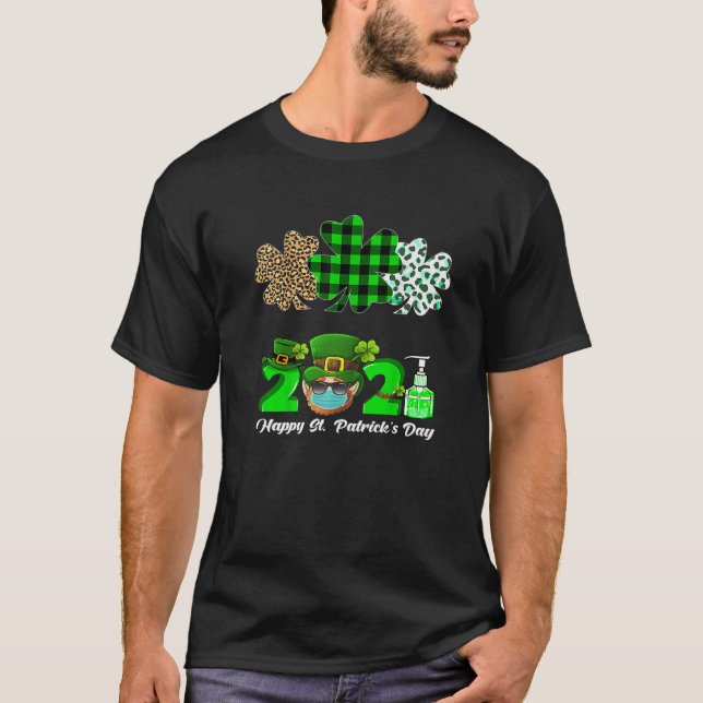 Leopard Play St Patrick's D T Shirt (Framsida)