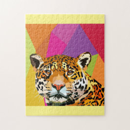 Leopard Pop Art Pussel