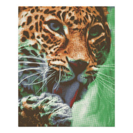 Leopard Portrait Perfect Poster