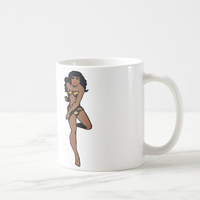 leopard print african-stift kaffemugg (Höger)