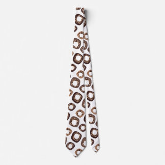 Leopard Print and Donut Pattern Tie Slips