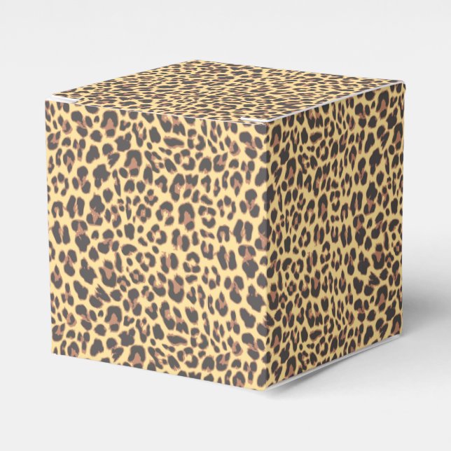 Leopard Print Animal Skin Mönster Presentaskar (Framsidan Sidan)