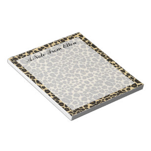 Leopard Print Anteckningsblock