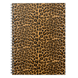Leopard print anteckningsbok