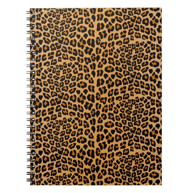 Leopard print anteckningsbok (Framsidan)