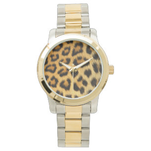 Leopard Print Armbandsur