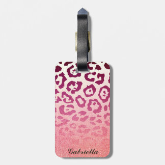 Leopard Print Bagagebricka