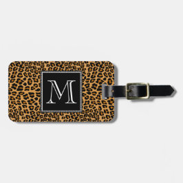 Leopard print bagagebricka