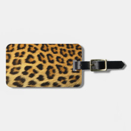 Leopard print bagagebricka