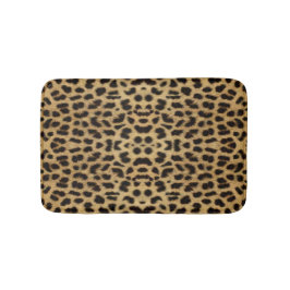 Leopard Print Bath Mat Badrumsmatta