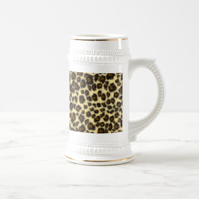 Leopard Print Beer Stein Sejdel (Höger)