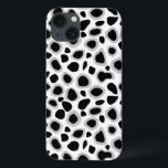 Leopard Print - Black and White<br><div class="desc">Ett nytt leopardtryck - leopardfläckar i traditionell svart med silver grått på vit bakgrund</div>