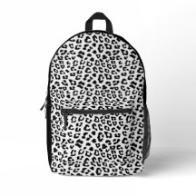 Leopard Print Black and White