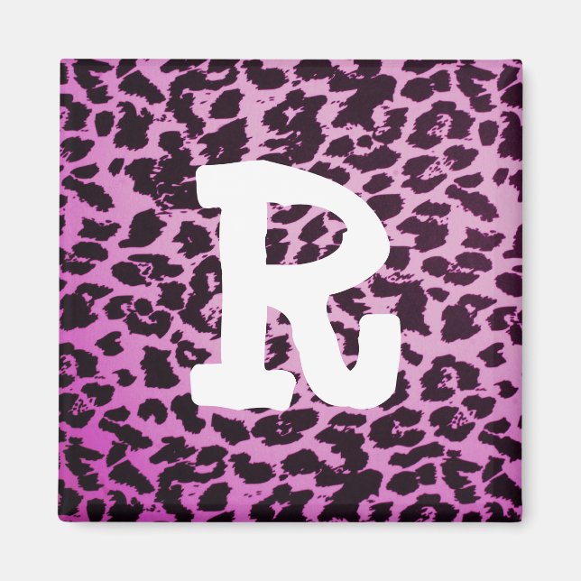 Leopard Print Brev Magnet (Framsidan)