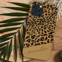 Leopard Print Brown Black Elegant Namn