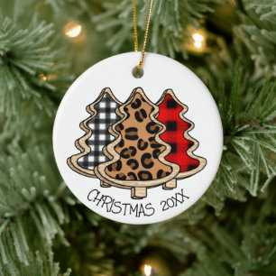 Leopard Print, Buffalo Play, Julgranar Julgransprydnad Keramik