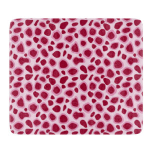 Leopard Print - Burgundy and Rosa