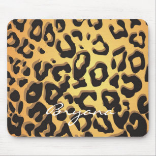 Leopard Print Cheetah Animal Glamor Mouse Pad Musmatta