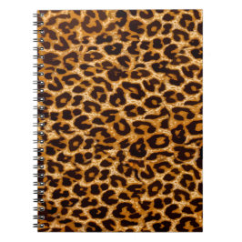 Leopard print, cheetah print, rosa, girly anteckningsbok