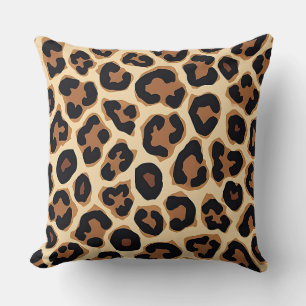 Leopard Print Chic Animal Mönster Design for Fashi Kudde