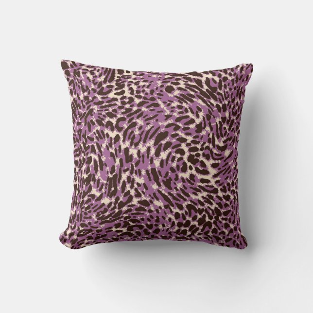 Leopard Print, Classic Animal Mönster. Kudde (Framsida)