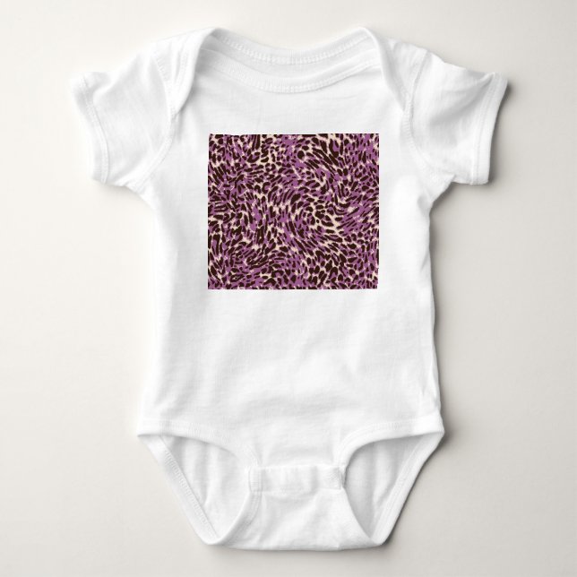 Leopard Print, Classic Animal Mönster. T Shirt (Framsida)