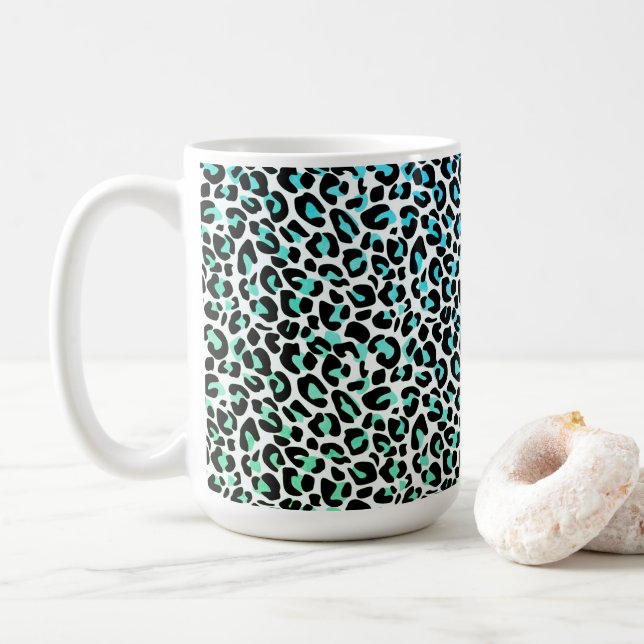 Leopard Print Coffee Mugg (Med munk)