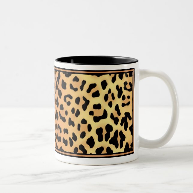 Leopard Print Coffee/Tea/Cocoa Kopp Mugg (Höger)