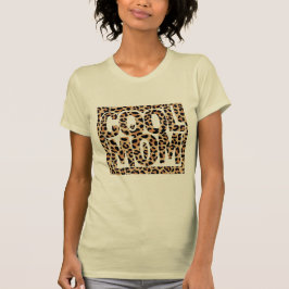 Leopard Print Coola Mamma Snyggt Mors dag T Shirt