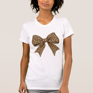 Leopard Print Coquette Bow PNG  T Shirt