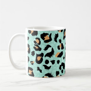 Leopard print, djur mönster kaffemugg