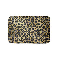 Leopard Print Elegant Grått, Black & Guld