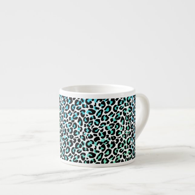 Leopard Print Espresso Mugg Espressomugg (Framsida höger)