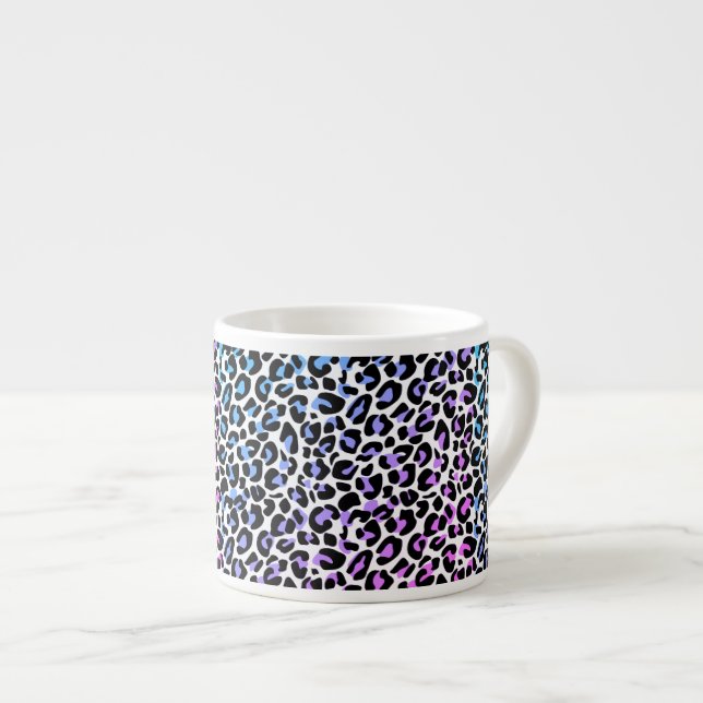 Leopard Print Espresso Mugg Espressomugg (Framsida höger)
