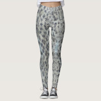 Leopard Print Flowing Stil Legging
