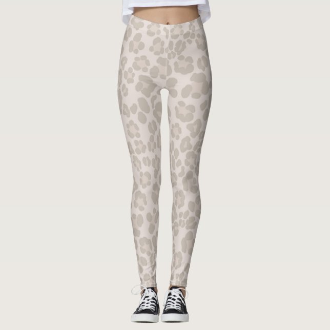 Leopard Print Glam 2 #mönster #design Leggings (Framsida)