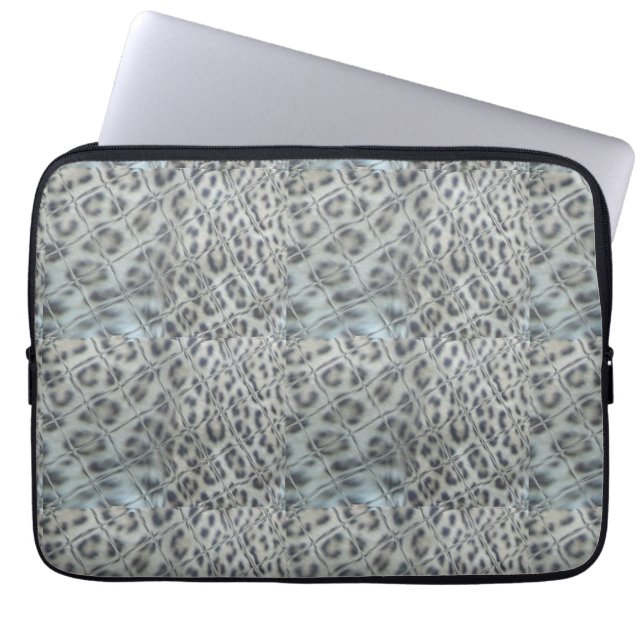Leopard Print Graphic Electronics Bag Laptop Fodral (Framsidan)