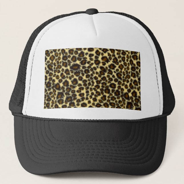 Leopard Print Hat Truckerkeps (Framsida)