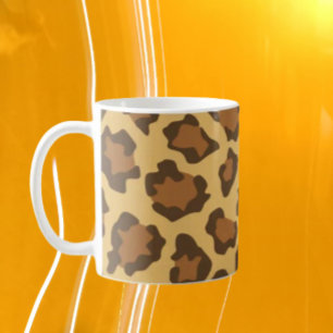 Leopard Print Kaffemugg