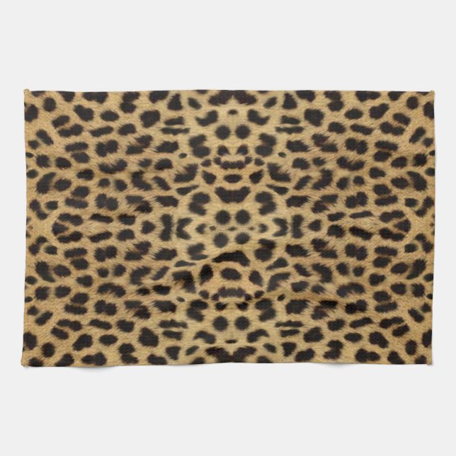 Leopard Print Kitchen Towel Kökshandduk (Horisontell)