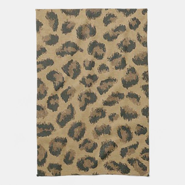 Leopard Print Kitchen Towel Kökshandduk (Vertikal)