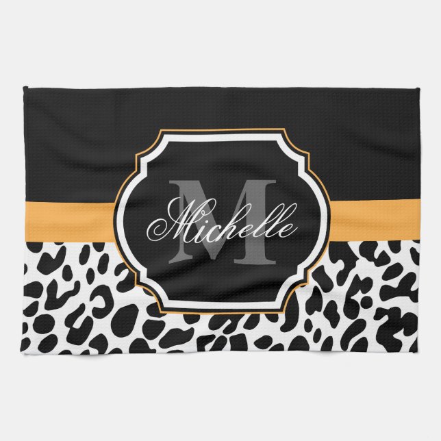 Leopard Print Kökshandduk (Horisontell)