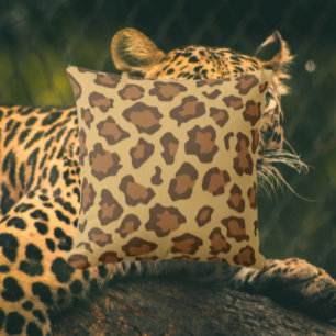 Leopard Print Kudde