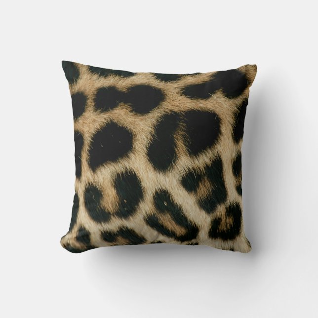 Leopard Print Kudde (Framsida)