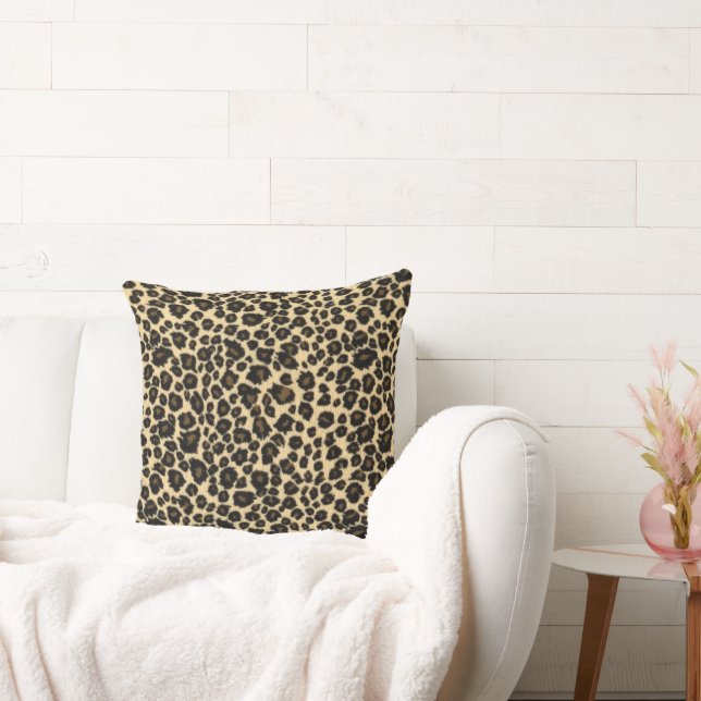 Leopard Print Kudde (Soffa)