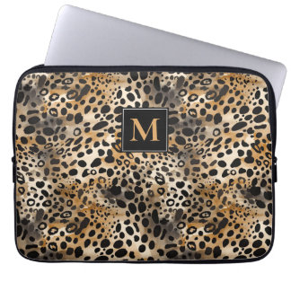 Leopard Print Laptop Fodral