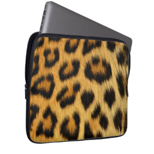 Leopard Print Laptop Fodral